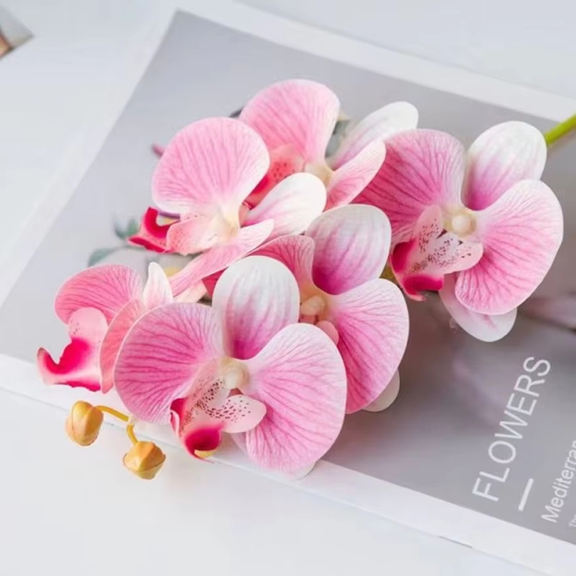 Flower Girl Basket - 3D Kunstbloemen Plastic Vlinder Orchidee Thuis