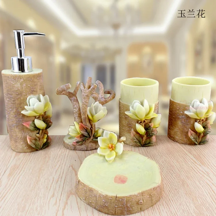 Wedding Bathroom Supply Kit - 5 stks/set Hars Badkamer Accessoires Kit