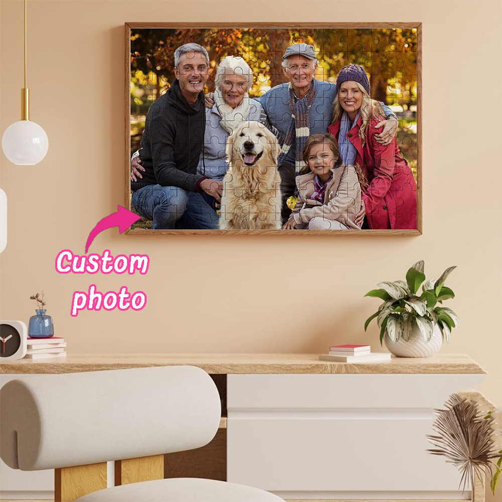 Wedding Souvenir - DIY gepersonaliseerde puzzel, upload foto's om