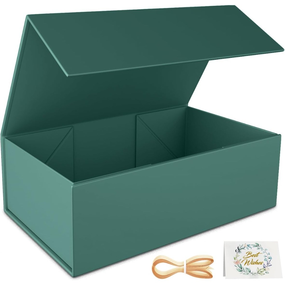 Groene cadeaudoos met magnetis - Wedding Packaging recensie en prijs