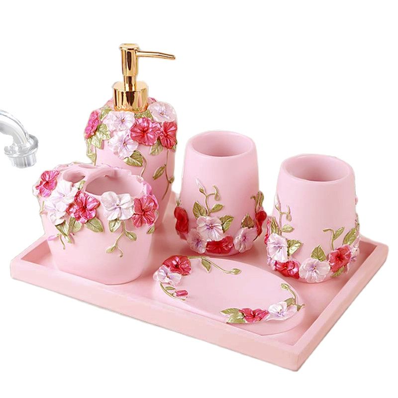 Huwelijkscadeauset-Roze Roze B - Wedding Bathroom Supply Kit recensie en prijs