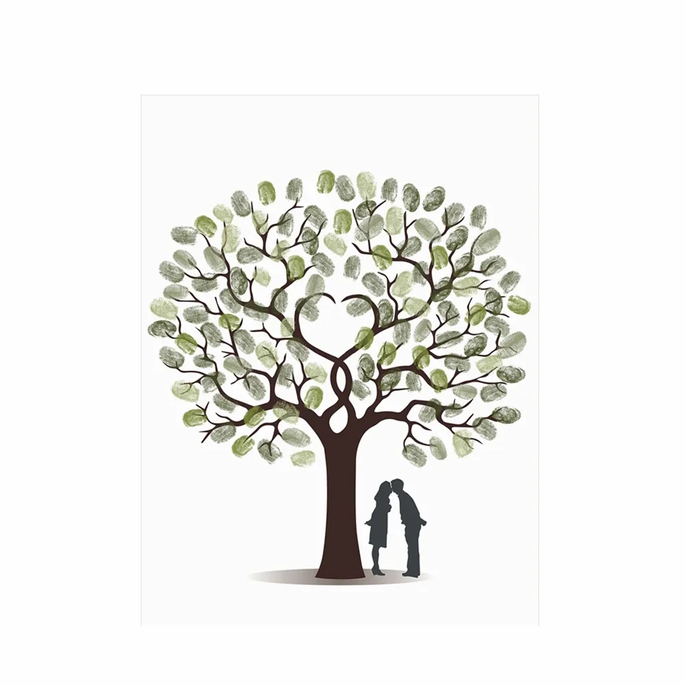 Bruiloft vingerafdruk boom can - Wedding Souvenir recensie en prijs
