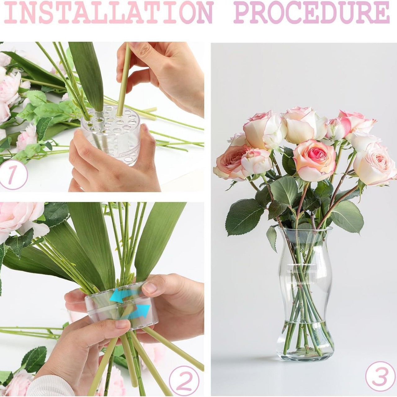 Spiral Ikebana stengelhouder v - Flower Girl Basket recensie en prijs