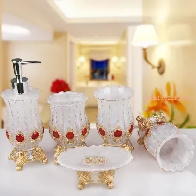 Badkameraccessoires Vijfdelige - Wedding Bathroom Supply Kit recensie en prijs