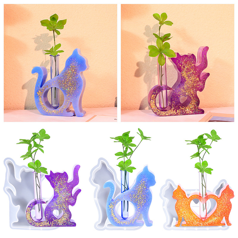 Kattenvormige Hars Mallen Vaas - Flower Girl Basket recensie en prijs