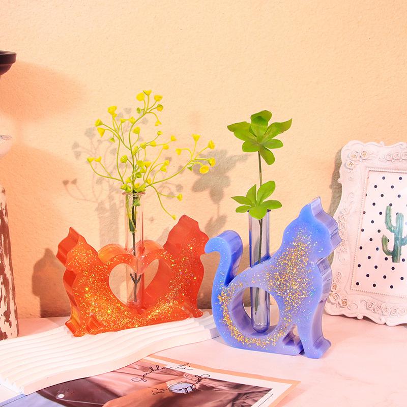 Kattenvormige Hars Mallen Vaas - Flower Girl Basket recensie en prijs