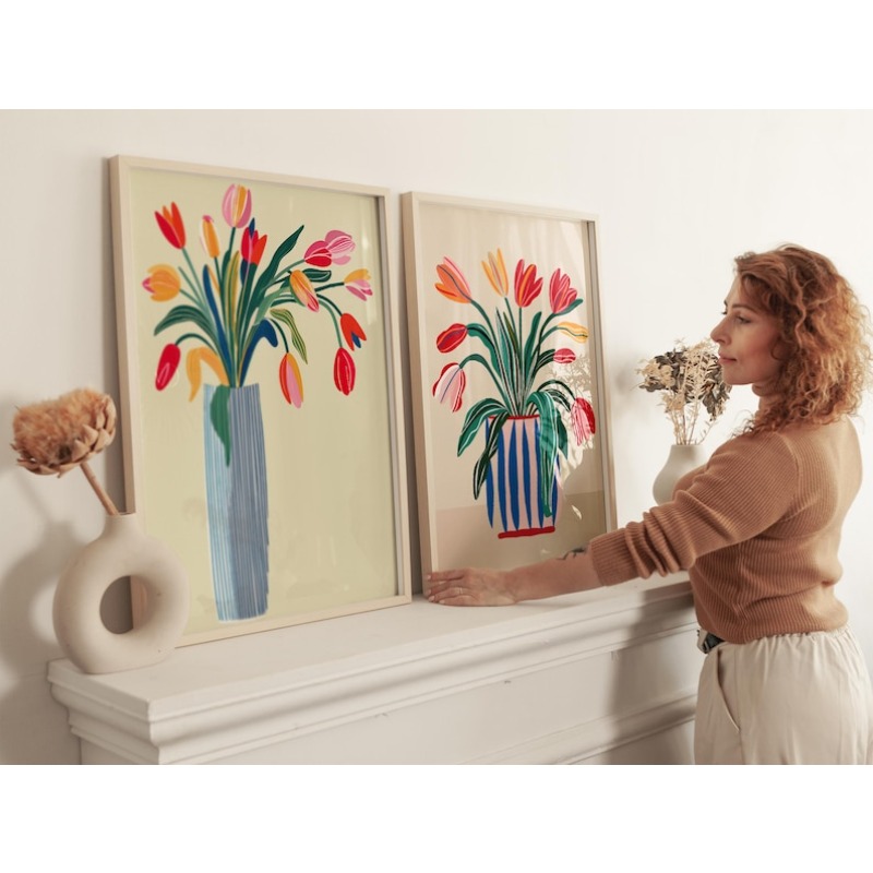 2 stuks tulpbloemen canvas kun - Flower Girl Basket recensie en prijs